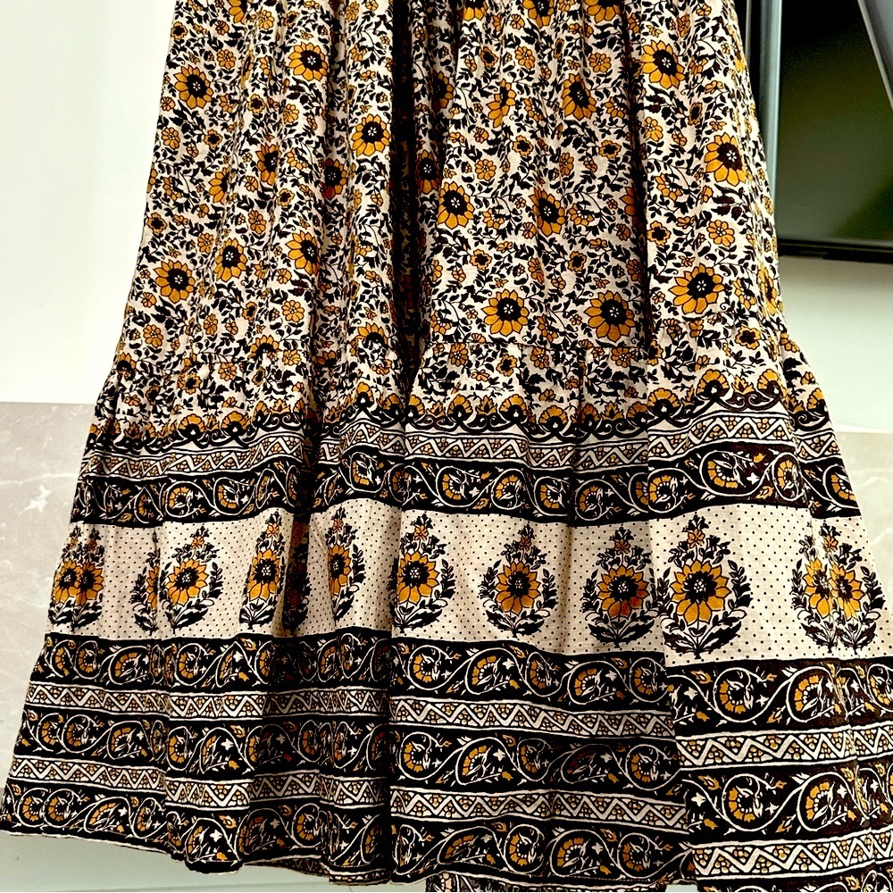 🛑SOLD🛑Christy Dawn The Aimee Dress in Golden Sunflower  Size XS/S - Picture 7 of 16